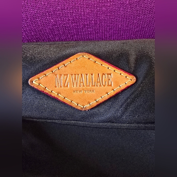 MZ Wallace Black Shoulder Bag with Gold Accents - Picture 6 of 13